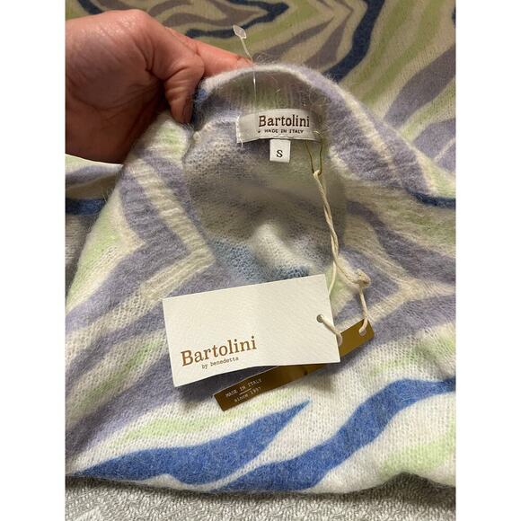 Bartolini by bendetto Alpaca/Mohair Blend Sweater in Multi, size S, NWT! - Picture 3 of 8